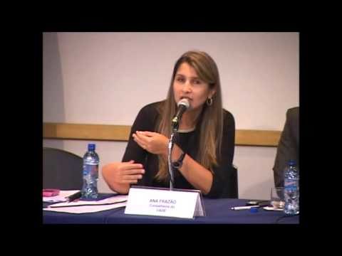 Participação de Ana Frazão durante seminário organizado pelo IIEDE